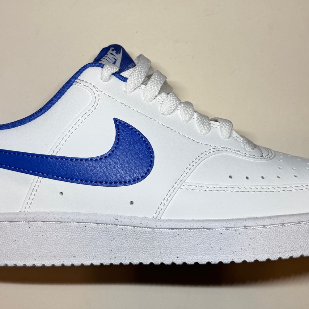 Nike Classic White and Blue Low-Tops